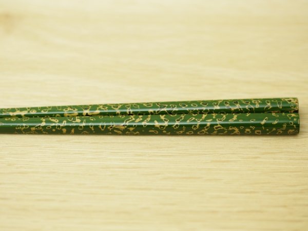 画像6: 唐塗　大箸(白、緑、ピンク）