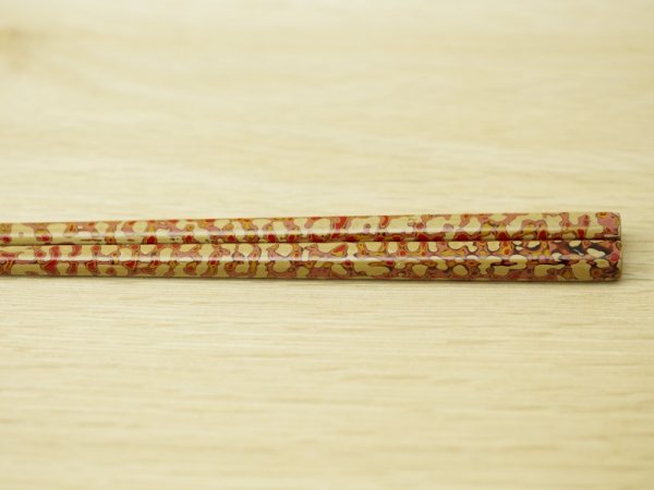 画像7: 唐塗　大箸(白、緑、ピンク）