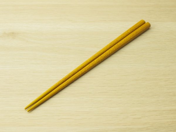 画像2: ななこ塗　大箸　（黄色、紺色）