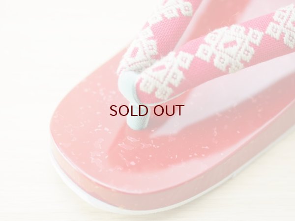 画像5: 唐塗　女下駄　赤上　夏次郎商店（別注）