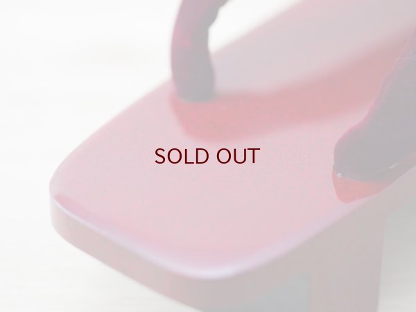 画像6: ななこ塗　女下駄 赤