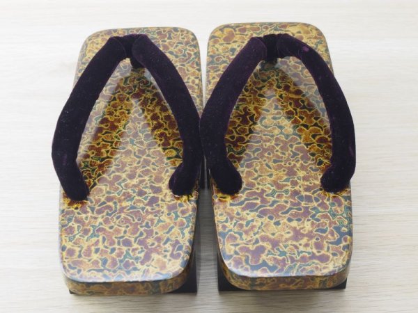 画像3: 唐塗　女下駄 梨地