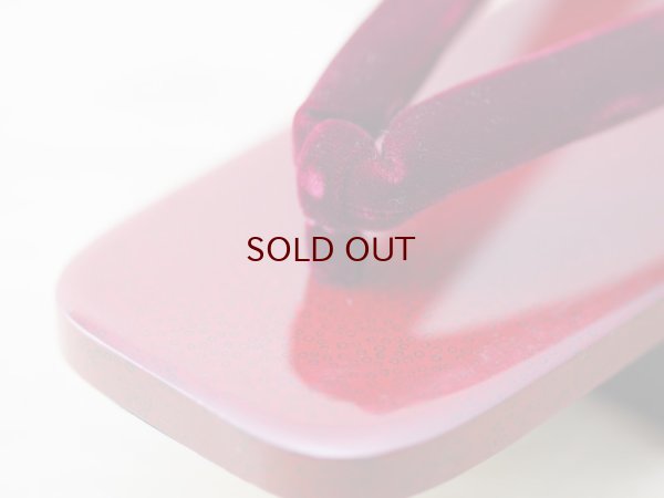 画像5: ななこ塗　女下駄 赤