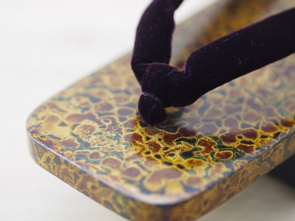 画像5: 唐塗　女下駄 梨地