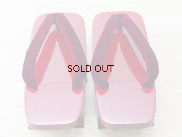 画像3: ななこ塗　女下駄 赤