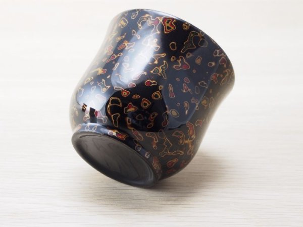 画像9: 唐塗 夫婦お猪口セット(呂上 赤上)