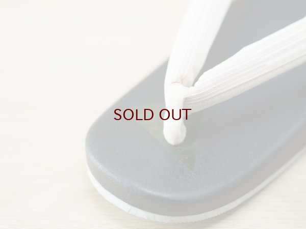 画像5: 紋紗塗 女下駄 唐塗塗り分け模様