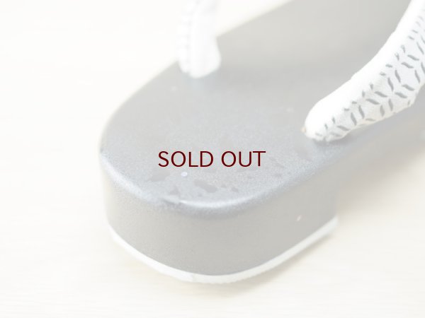 画像6: 紋紗塗　女下駄　花模様