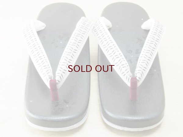 画像3: 紋紗塗　女下駄　花模様