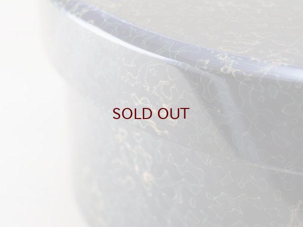 画像8: 唐塗　木製茶櫃セット　（黒上緑彩色金入り）