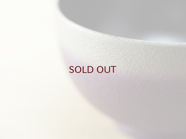 画像5: 夫婦汁椀　紋紗塗２色椀　桐箱付き