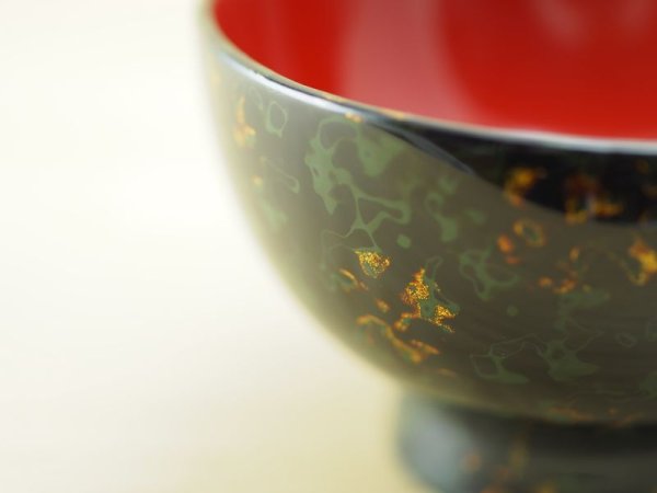 画像6: 夫婦汁椀（箸付）　黒上