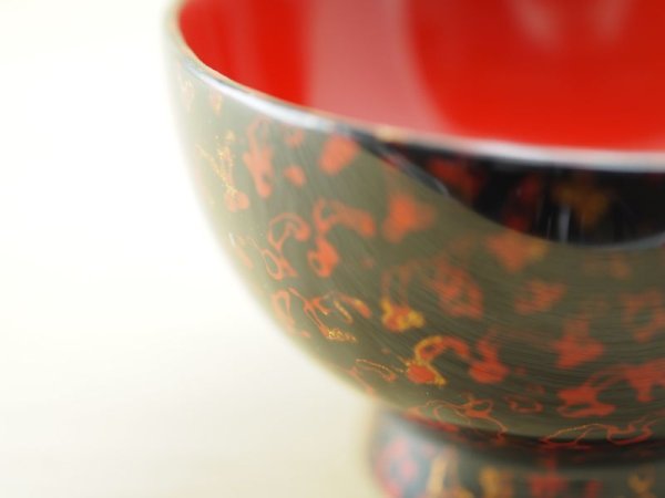 画像7: 夫婦汁椀（箸付）　黒上