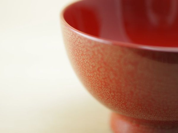 画像7: 夫婦汁椀（箸付）　ななこ塗 白種