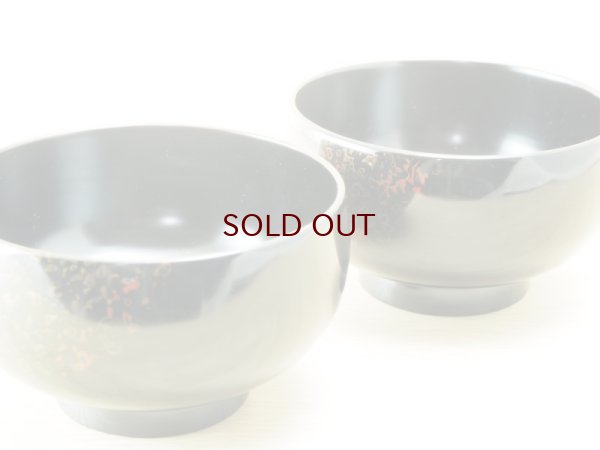 画像4: 夫婦汁椀（箸付）　唐塗模様