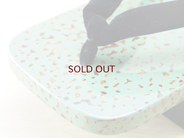 画像5: 唐塗　男下駄　緑上