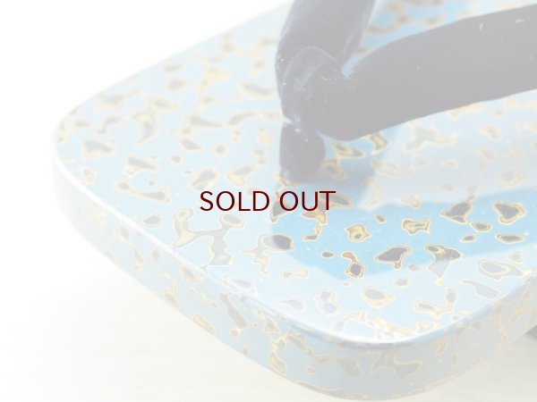 画像5: 唐塗　男下駄　青上