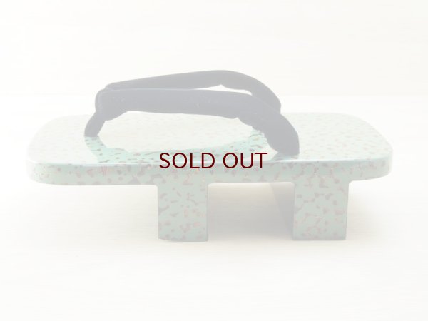 画像4: 唐塗　男下駄　緑上