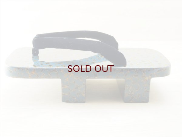 画像4: 唐塗　男下駄　青上