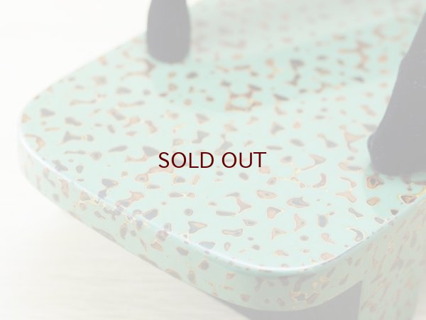 画像6: 唐塗　男下駄　緑上