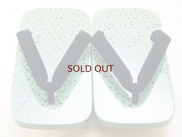 画像3: 唐塗　男下駄　緑上