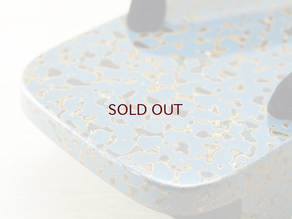 画像6: 唐塗　男下駄　青上