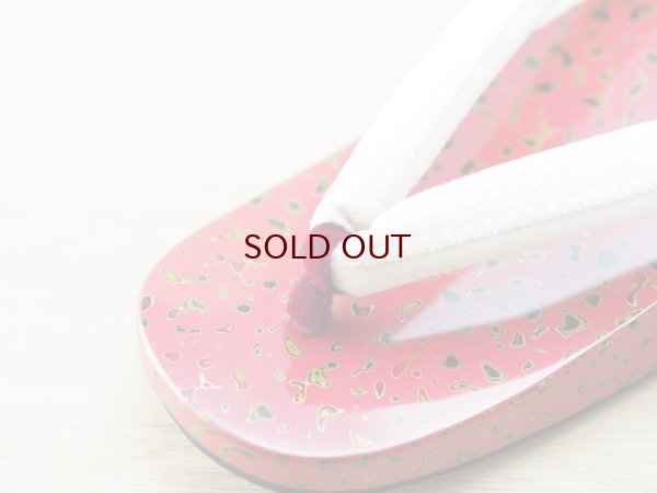 画像5: 唐塗　女下駄桃上金彩色