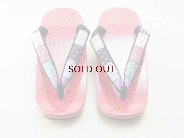 画像3: 唐塗　女下駄桃上金彩色(2)