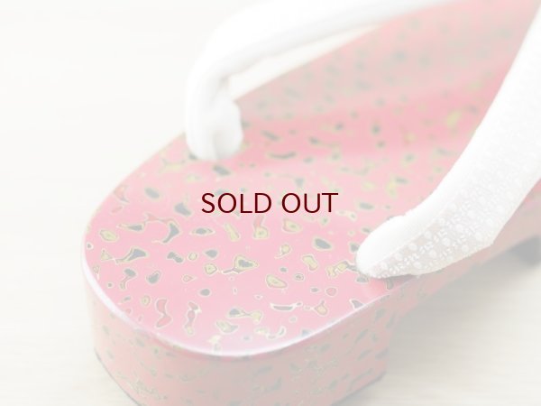 画像6: 唐塗　女下駄桃上金彩色