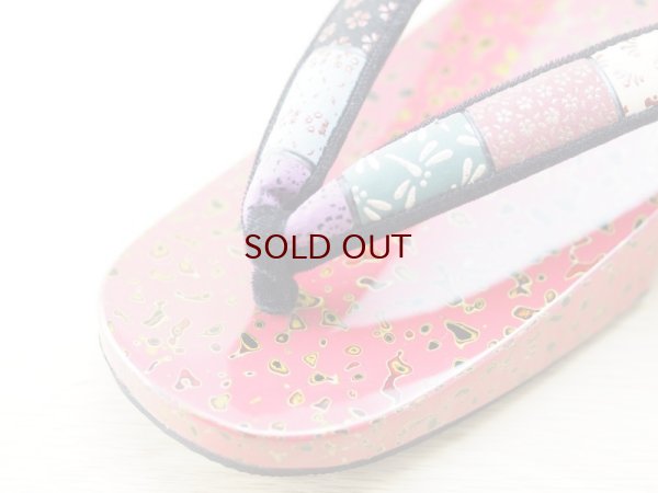 画像5: 唐塗　女下駄桃上金彩色(2)