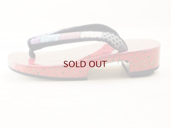 画像4: 唐塗　女下駄桃上金彩色(2)