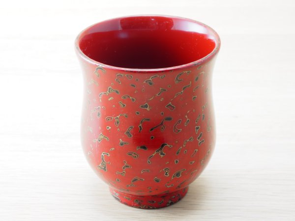 画像1: 湯呑み　赤上