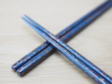 他の写真2: 唐塗　小箸　青（金彩色）