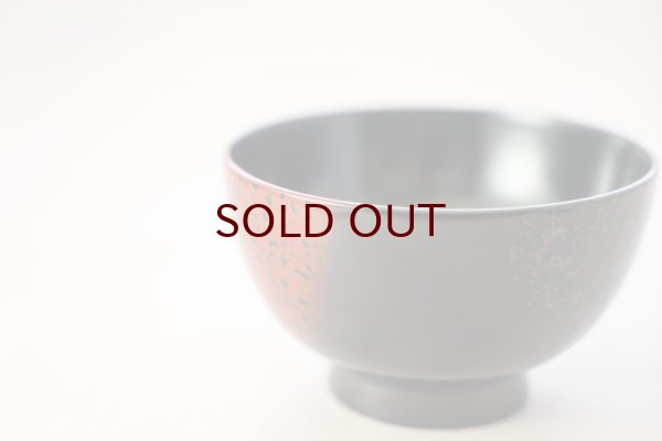 画像4: 夫婦汁椀 唐塗ぼかし椀 桐箱付き (4)