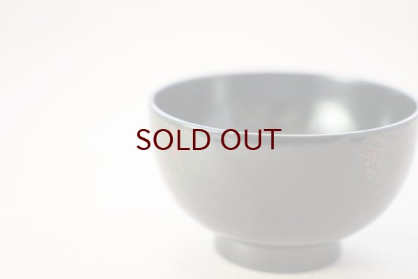 画像5: 夫婦汁椀 唐塗ぼかし椀 桐箱付き (5)