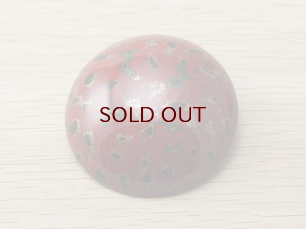 画像1: 唐塗　ブローチ　赤 (1)