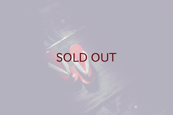 画像7: 唐塗 女下駄 赤上 夏次郎商店(別注) (7)