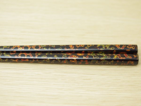 画像6: 唐塗　大箸（滑り止め加工） (6)
