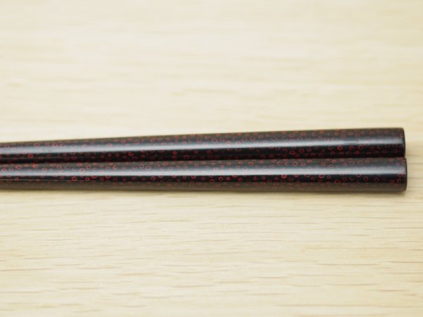 画像6: ななこ塗　中箸　（赤、黒、緑） (6)