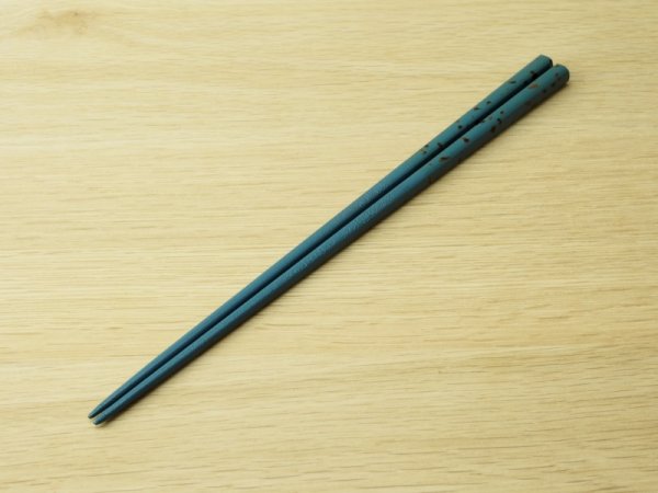 画像2: 紋紗塗 女性専用箸 箸上部仕掛け (2)