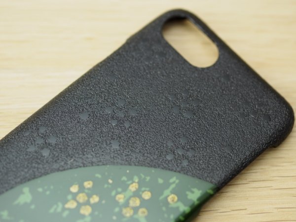 画像4: 紋紗塗と唐塗 iPhone 7、iPhone 8 用ケース 緑 (4)