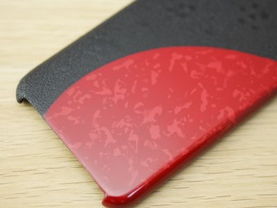 画像2: 紋紗塗と唐塗　iPhone 7、iPhone 8 用ケース 赤