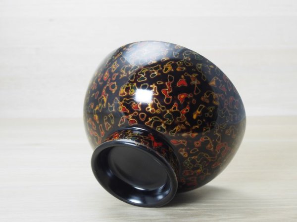 画像4: 唐塗 仙才椀 呂上 (4)