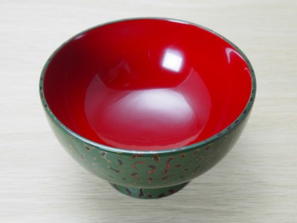 画像3: 唐塗　仙才椀　緑 (3)