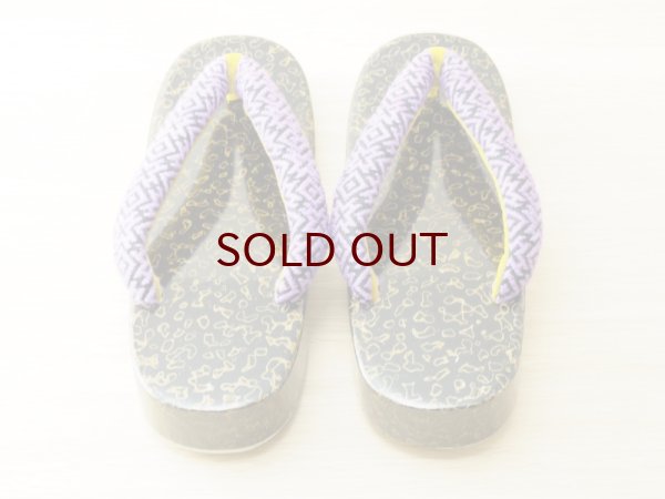 画像2: 唐塗 女下駄 黒上 夏次郎商店(別注) (2)