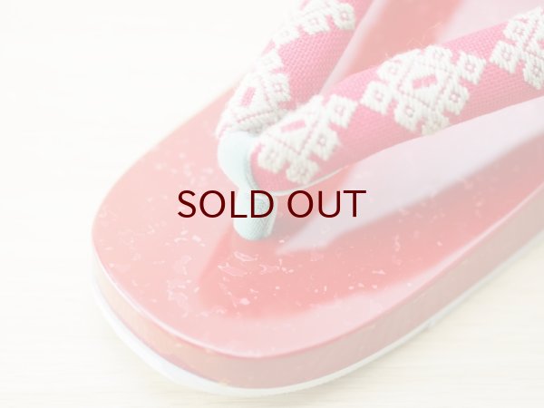 画像5: 唐塗 女下駄 赤上 夏次郎商店(別注) (5)