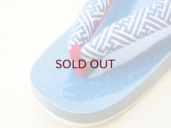 画像5: 唐塗 女下駄 青上 夏次郎商店(別注) (5)