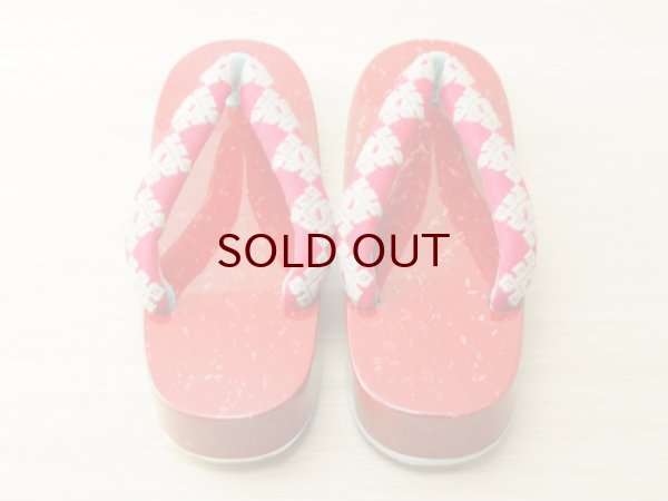 画像3: 唐塗 女下駄 赤上 夏次郎商店(別注) (3)