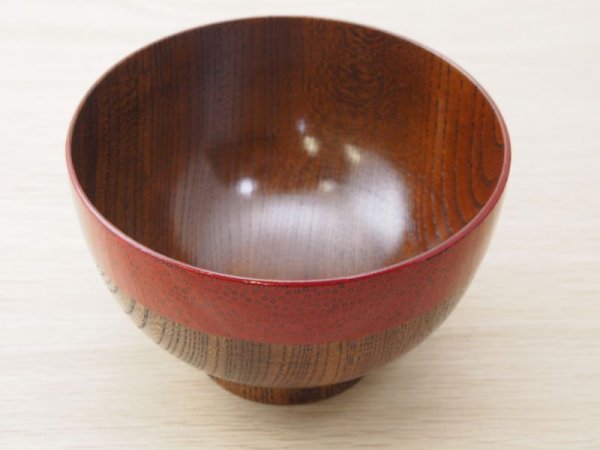 画像3: ななこ塗 赤上拭き漆仕上げ (3)