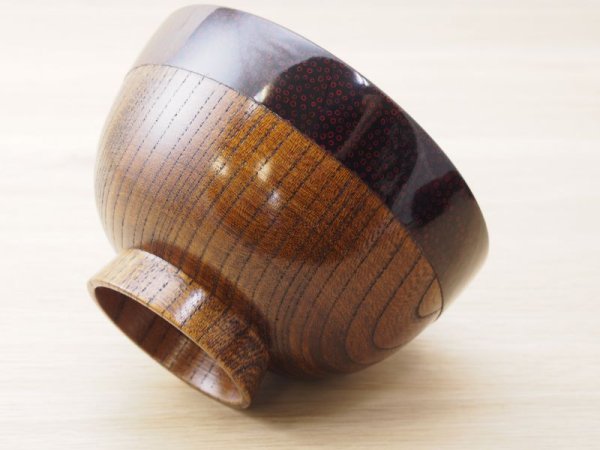 画像2: ななこ塗 黒上拭き漆仕上げ (2)